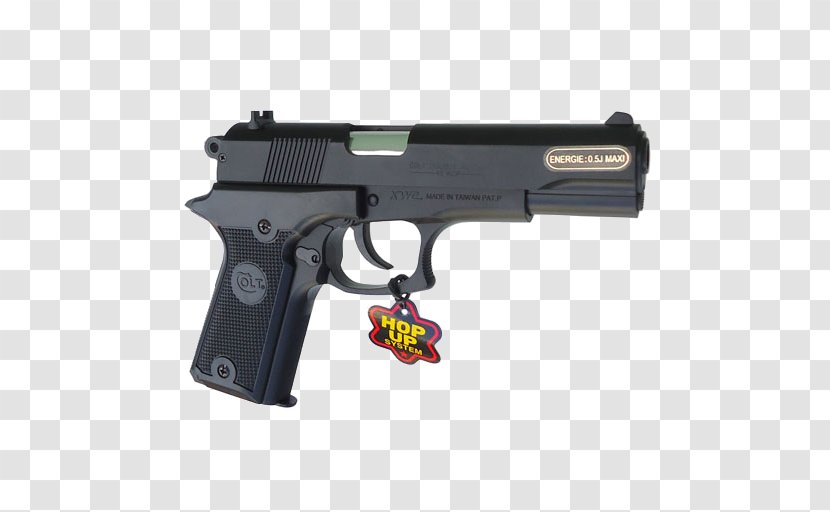 Trigger Airsoft Guns Pistol Colt Double Eagle - Gun Barrel - Weapon Transparent PNG