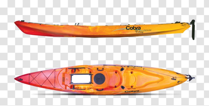 Sea Kayak Sit-on-top Fishing - Orange Transparent PNG