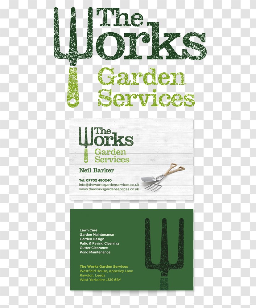 Business Cards Card Design Garden Landscape Architecture - Gardening Transparent PNG