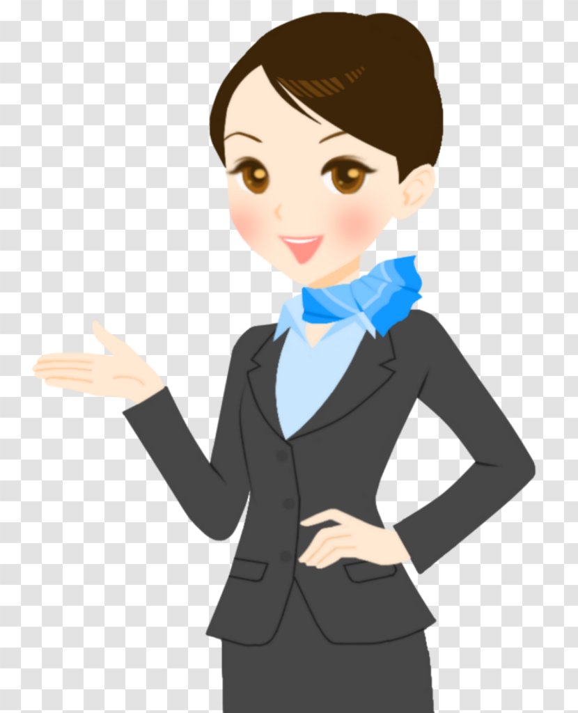 Flight Attendant グランドホステス 乗務員 Aircraft Cabin - Frame - Clipart Transparent PNG