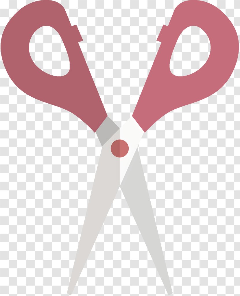 Scissors Pink Clip Art Cutting Tool Material Property - Ribbon Logo Transparent PNG