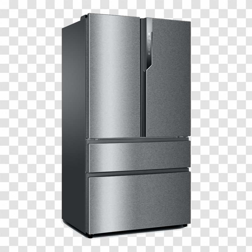Refrigerator Haier Home Appliance Congelador - Direct Cool - Gray Modern Four Door To The Transparent PNG