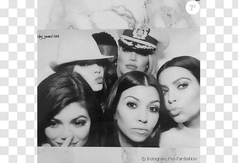 Khloé Kardashian Kylie Jenner Keeping Up With The Kardashians Photo Booth Birthday - Cartoon Transparent PNG
