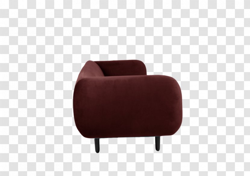 Club Chair Couch Armrest Comfort Velvet - Side Transparent PNG