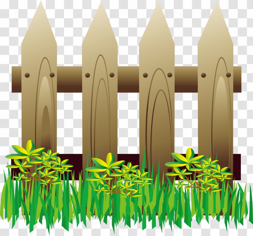 Fence Illustration - Illustrator - Vector Element Transparent PNG