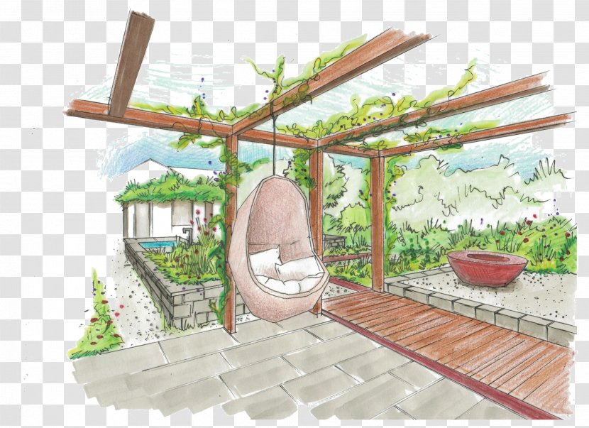 Pergola Wildlife Garden Natural Pool Salamander AG Nature - Dimension ...