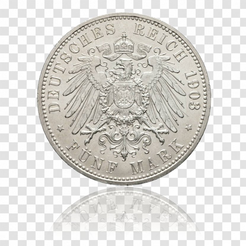 German Empire Silver Coin Germany Transparent PNG