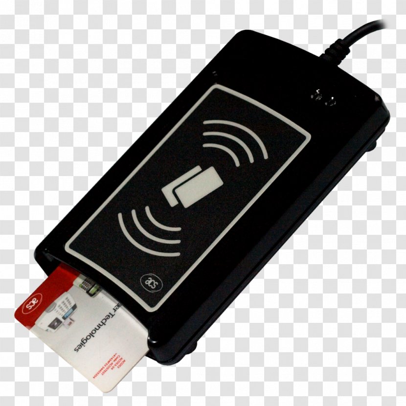 Contactless Smart Card Reader Payment MIFARE - USB Transparent PNG