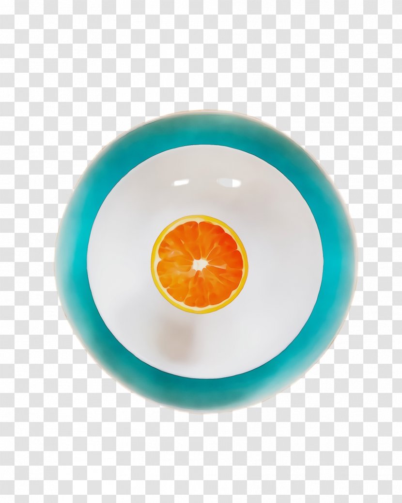 Orange - Wet Ink - Dishware Serveware Transparent PNG