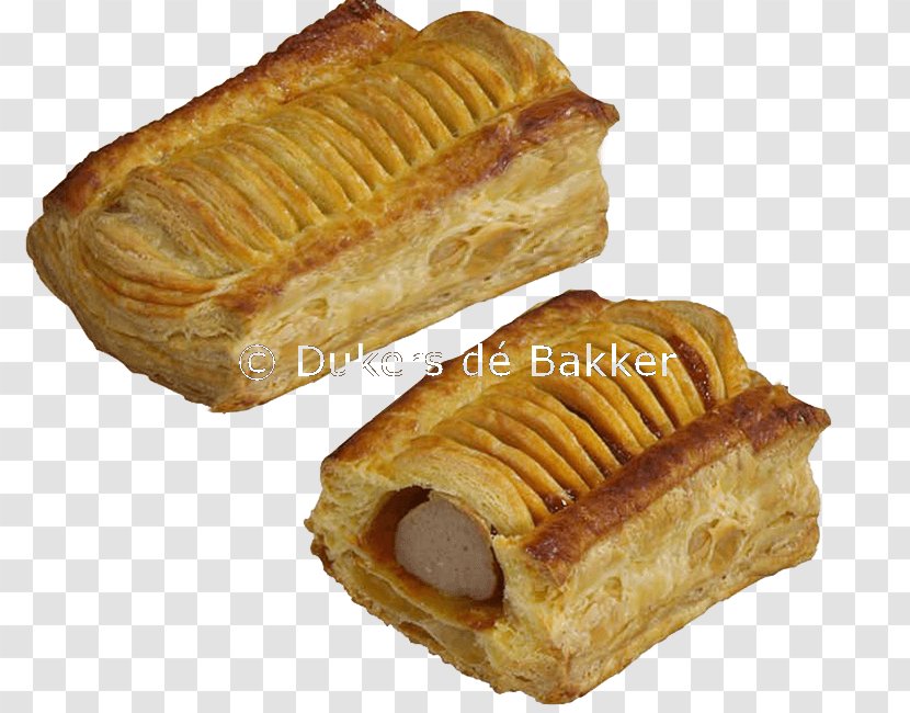 Danish Pastry Frikandel Puff Bakery Sausage Roll - Bread Transparent PNG
