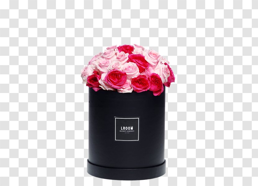 Garden Roses Paper Flowerpot Flower Box Transparent PNG