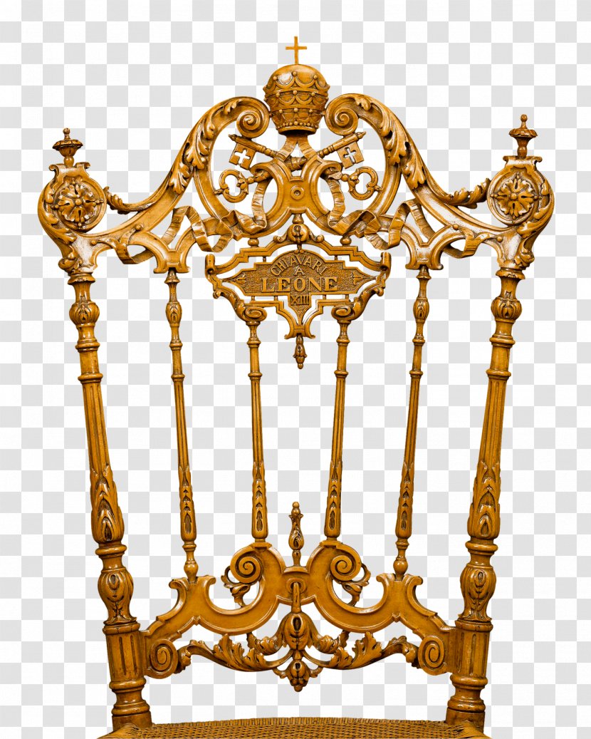 Chiavari Chair Windsor Antique Wood - Throne Transparent PNG