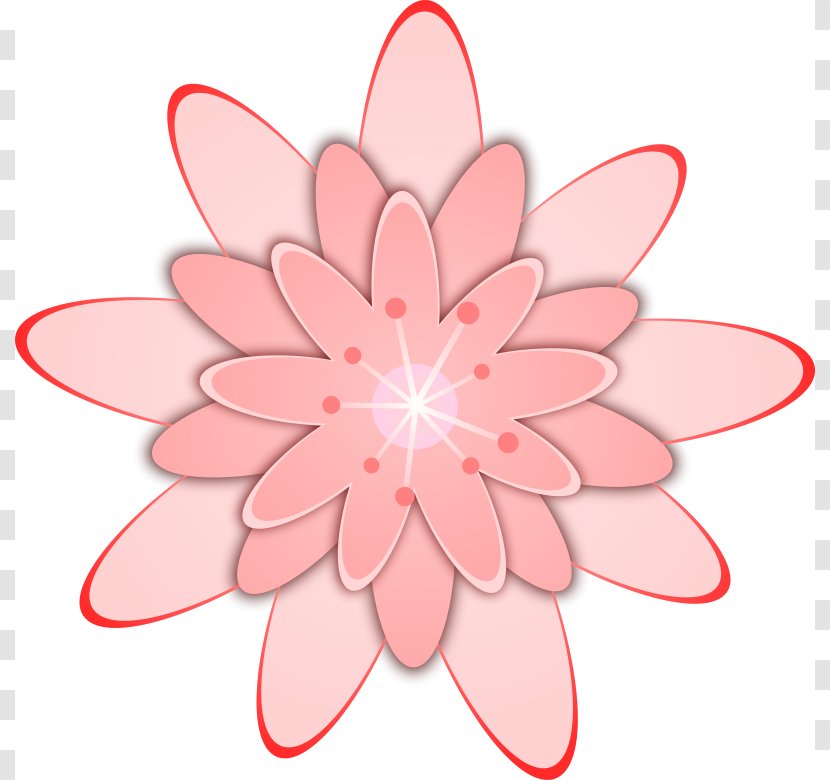 Pink Flowers Free Clip Art - Flower Arranging - Adorable Cliparts Transparent PNG