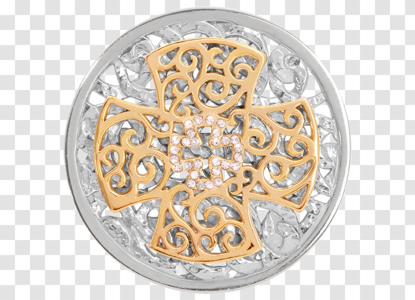 Gold Plating Silver Coin - Jewellery Transparent PNG