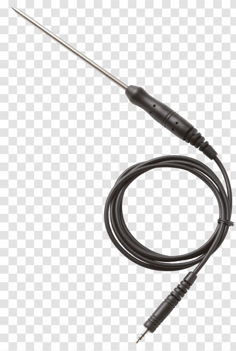 Electronics Online Shopping Coaxial Cable Distrelec Schuricht GmbH - Accessory - Prob Thermometer Transparent PNG