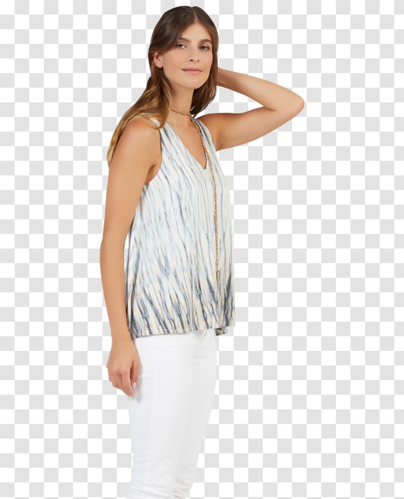 Sleeve Shoulder Blouse Dress - Neck Transparent PNG