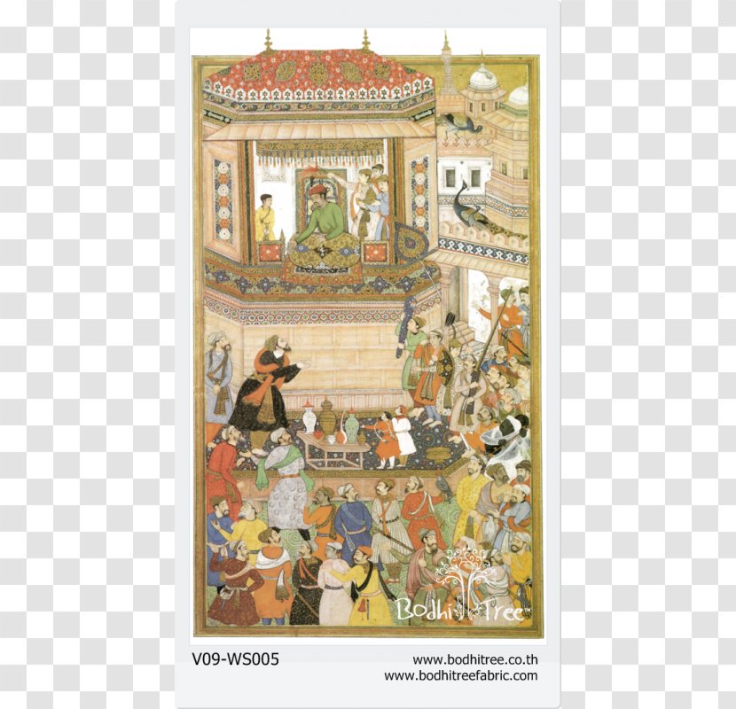 Akbarnama Mughal Empire Painting Emperor - CHINESE CLOTH Transparent PNG