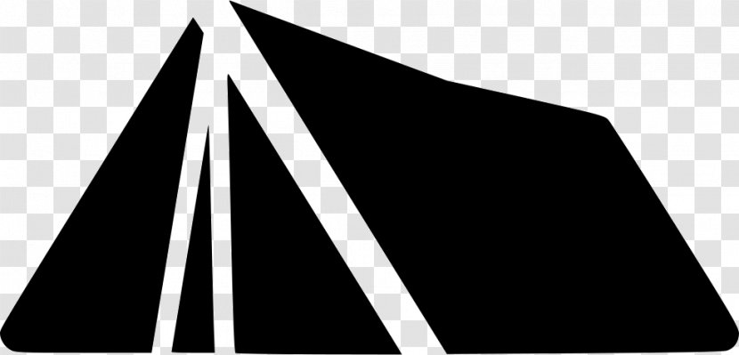 Black Triangle - Logo - Blackandwhite Transparent PNG