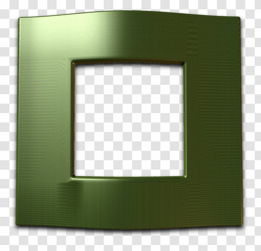Rectangle Green - Picture Frame - Brick Transparent PNG