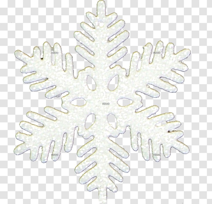 Christmas Ornament Snowflake - White Transparent PNG