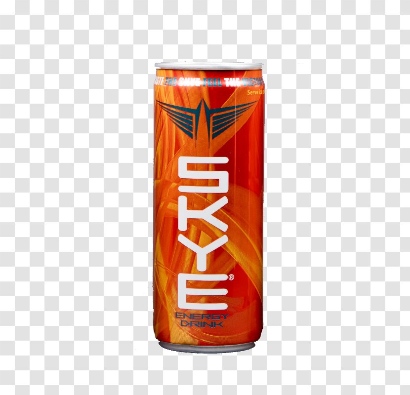 Orange Drink Soft Aluminum Can Energy Fizzy Drinks - Drinking Transparent PNG