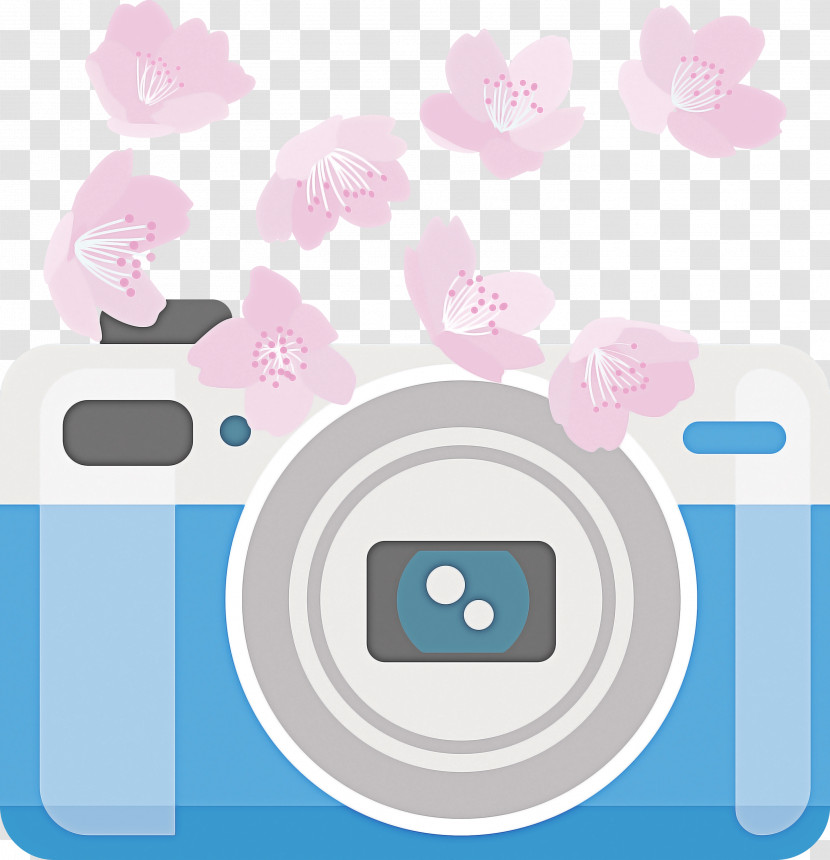 Camera Flower Transparent PNG