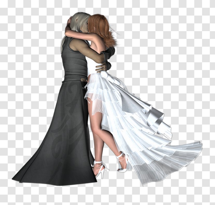 Wedding Dress Shoulder Cocktail Party - Heart - Lp Transparent PNG