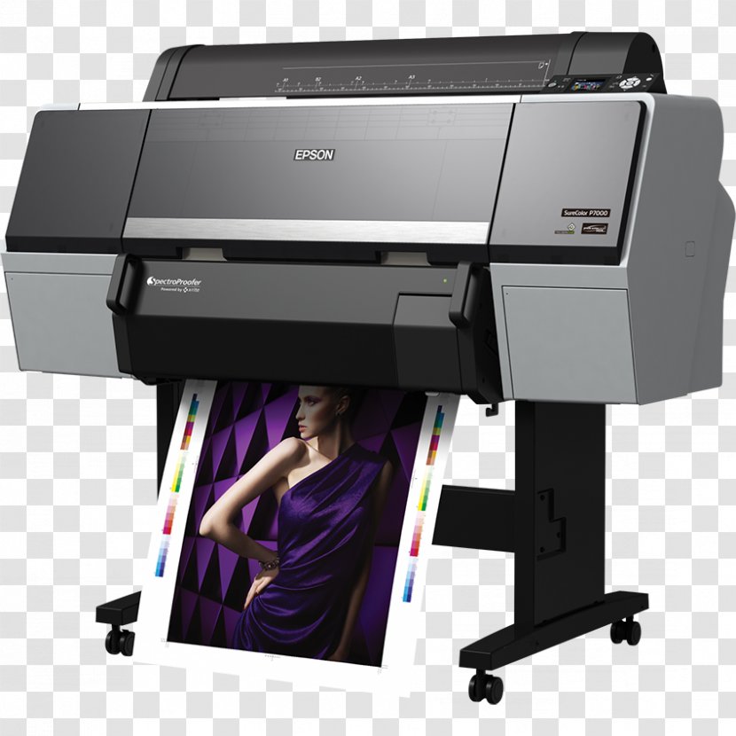 Epson SureColor P7000 Printing Wide-format Printer Ink Transparent PNG