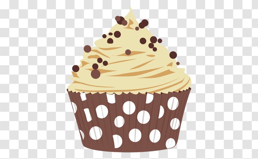 Cupcake American Muffins Frosting & Icing Vector Graphics Illustration - Whipped Cream - Chocolate Transparent PNG
