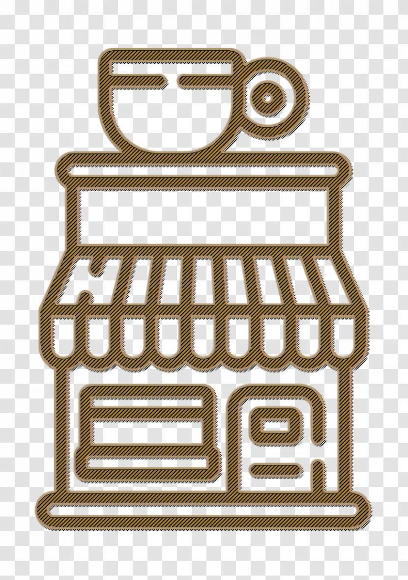 Cafe Icon City Icon Coffee Shop Icon Transparent PNG