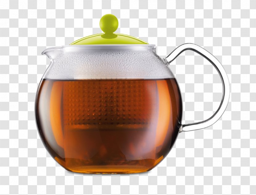 Assam Teapot With Strainer 1L, Black Coffee - Bodum - Tea Transparent PNG