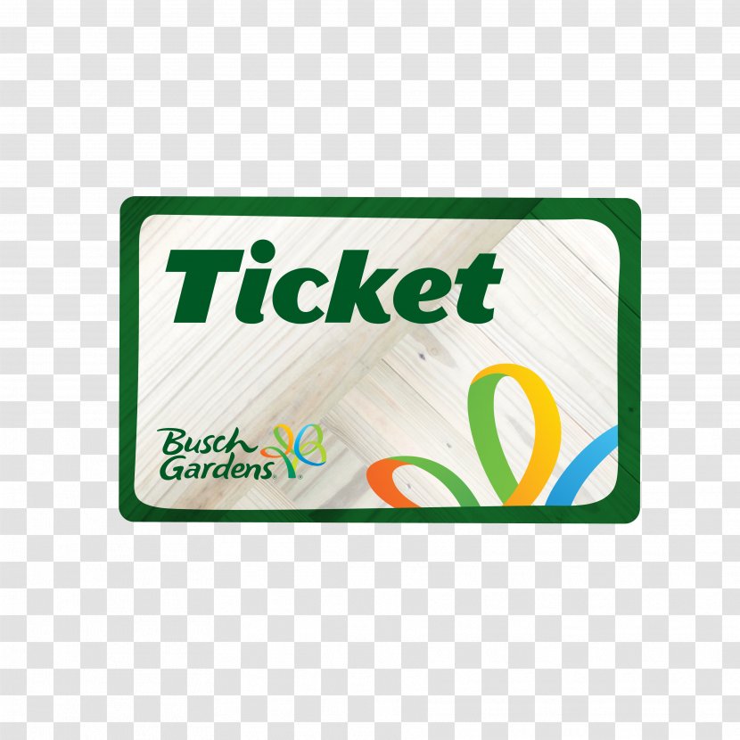 Logo Rectangle Brand Font - Busch Gardens Tampa Transparent PNG