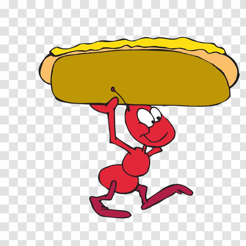 Ant Hot Dog Clip Art - Royaltyfree Transparent PNG