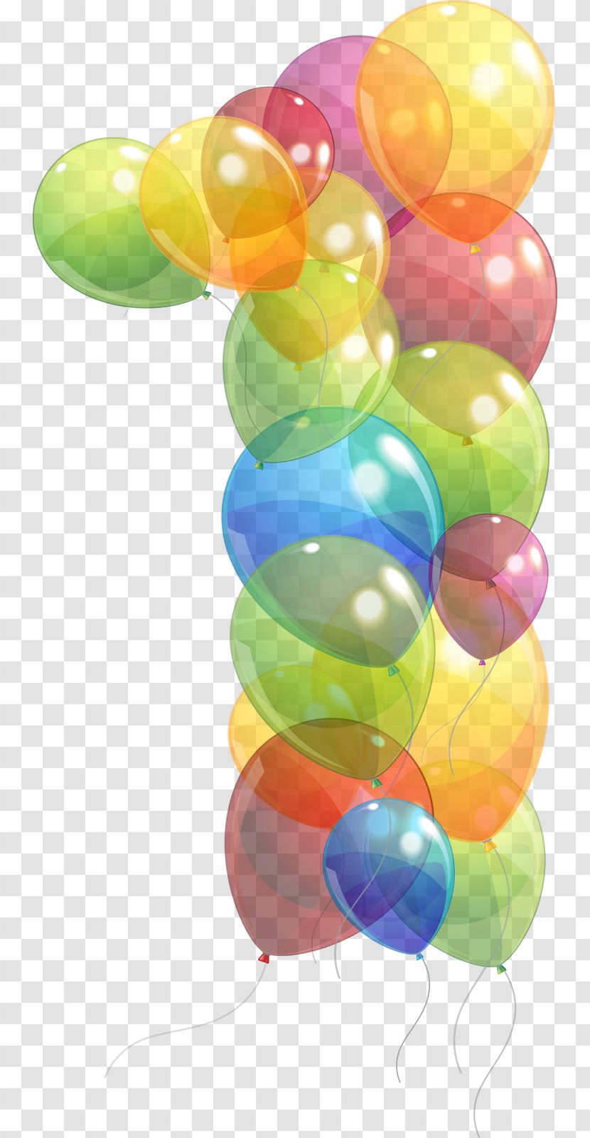 Clip Art Balloon Birthday Image - Greeting Note Cards Transparent PNG