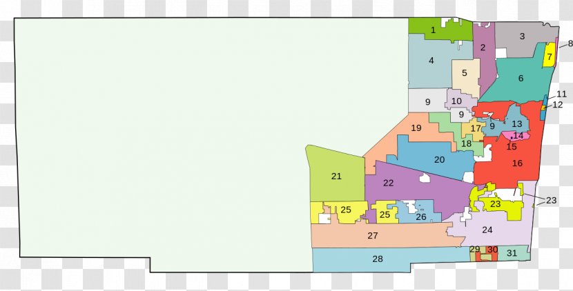 Plantation Palm Beach County Fort Lauderdale Miami-Dade Map Transparent PNG