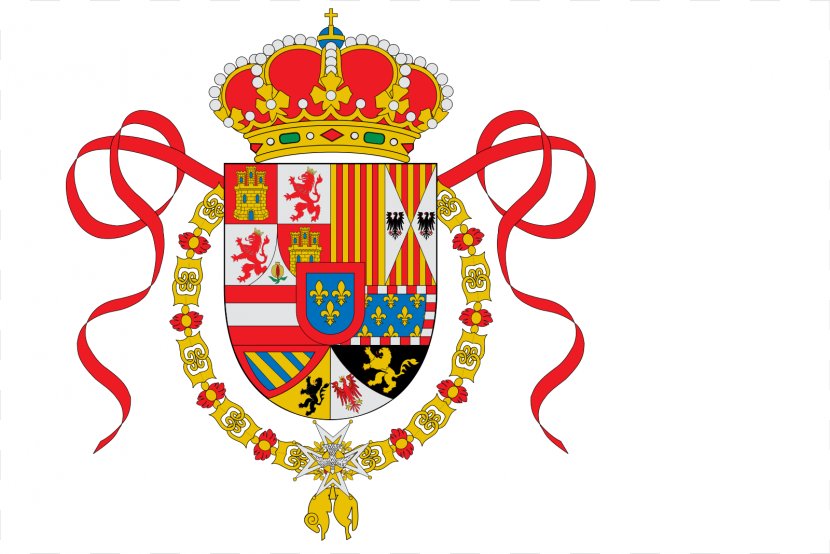 Bourbon Spain Flag Of Spanish Empire - House - Usa Gerb Transparent PNG