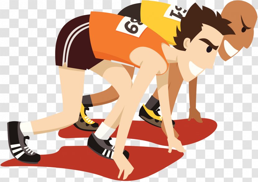 Track And Field Athletics Sprint Athlete - Knee - Competition Transparent PNG