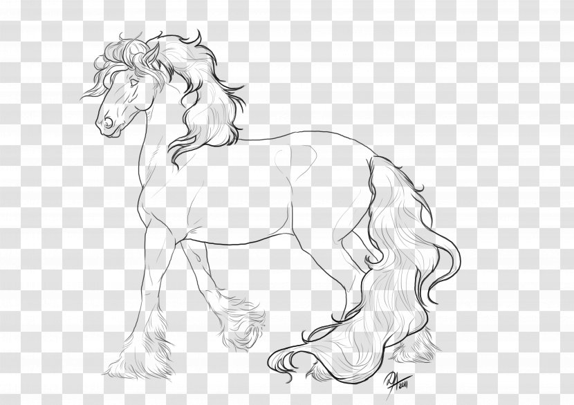 Gypsy Horse Cob Mane Mustang Pony Transparent PNG