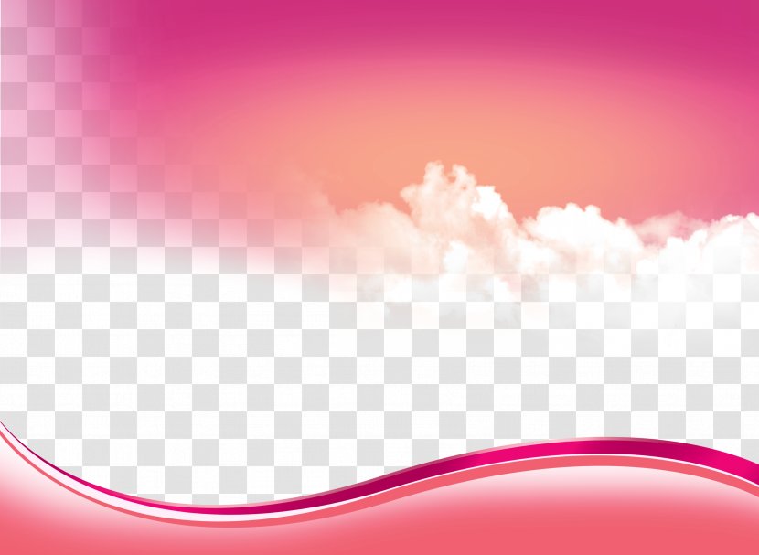 Sky Computer Wallpaper - Magenta - Posters Pink Decorative Background Transparent PNG