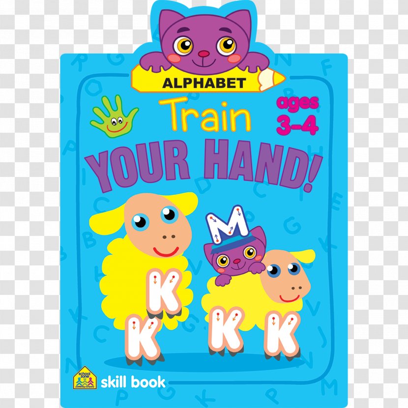 Train Your Hand! Hand Alphabet Lines Book - Baby Toys Transparent PNG