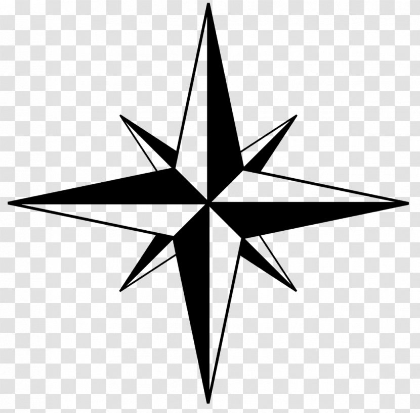 North Compass Rose Wind - Tree - Nautical Elements Transparent PNG