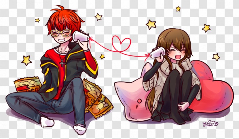 Mystic Messenger Fan Art 0 Otome Game - Flower - Red String Transparent PNG