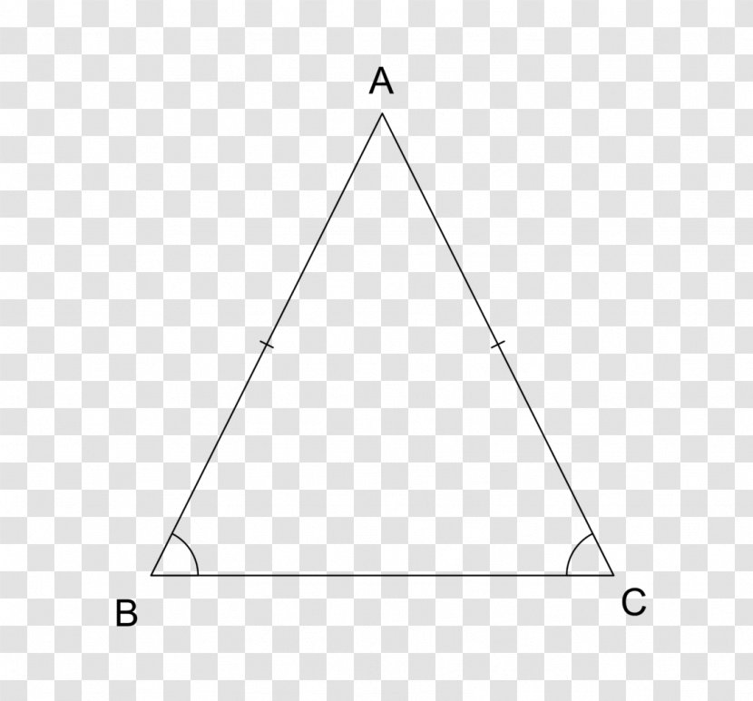 Isosceles Triangle Wikimedia Commons Copyright - Area Transparent PNG