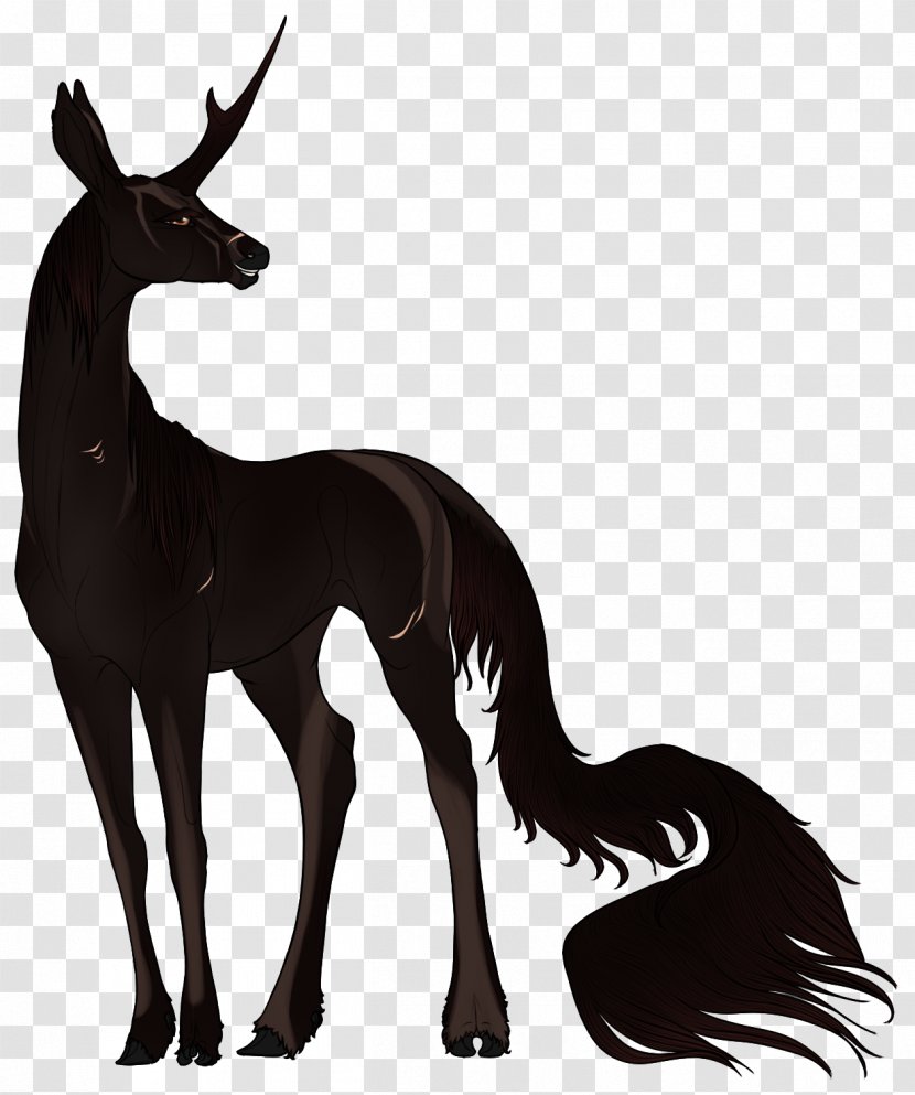 Mustang Dog Deer Unicorn Mammal - Silhouette Transparent PNG