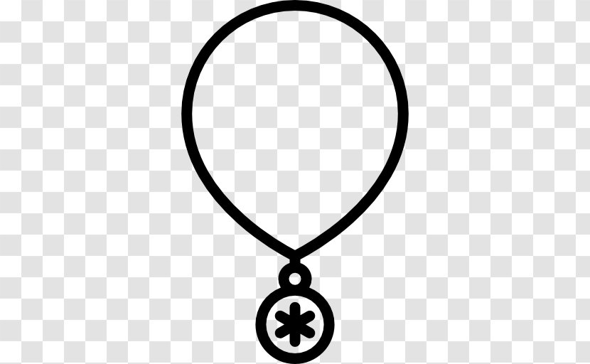 Neclace - Black - Body Jewellery Transparent PNG