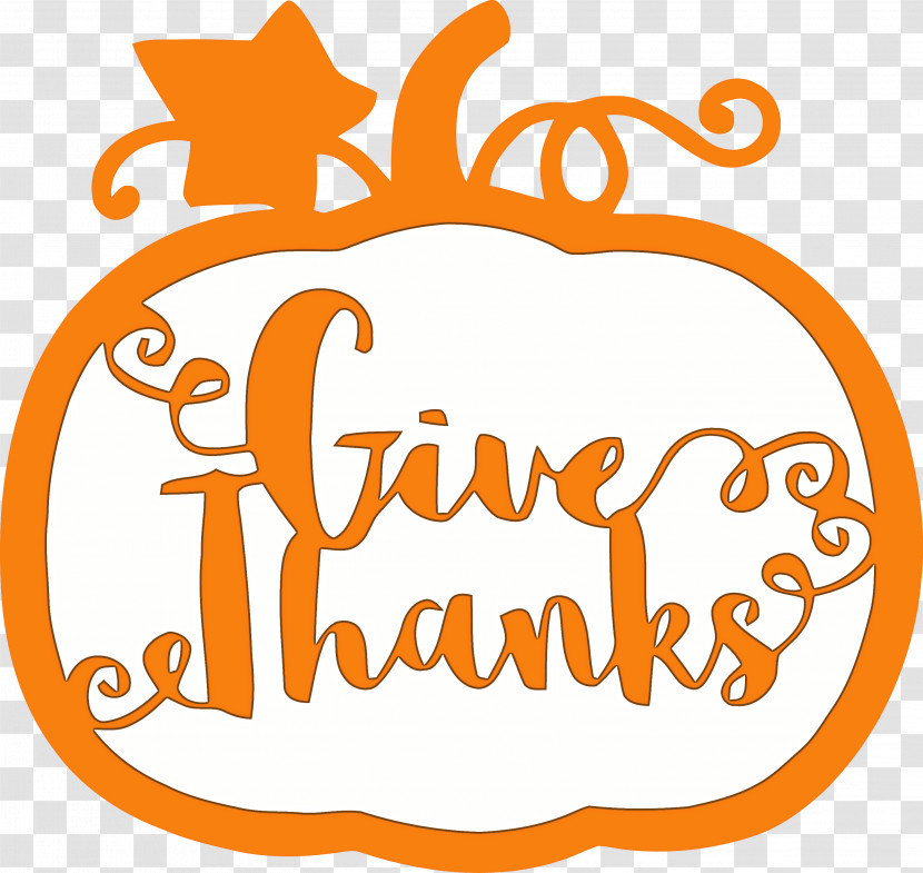 Give Thanks Thanksgving Transparent PNG