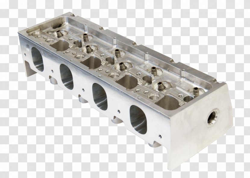 Cylinder Head Semi-finished Casting Products Aluminium Chrome Plating LS Based GM Small-block Engine - Metalcasting - Oliver Springs Transparent PNG