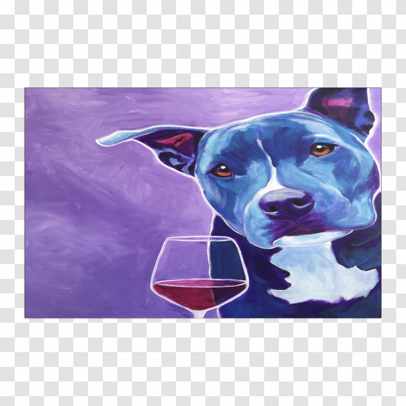 Dog Breed Painting Wine Art - Posters Cosmetics Transparent PNG