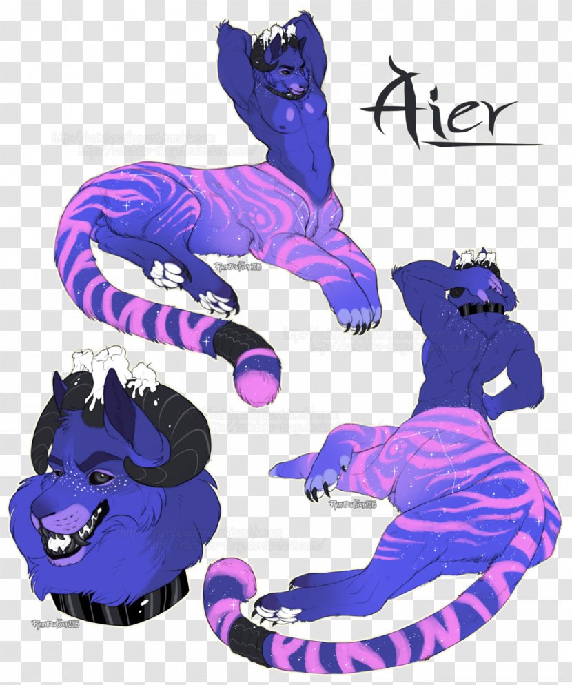 Shoe Graphics Font Character Fiction - Purple - Rainbow Tiger Transparent PNG