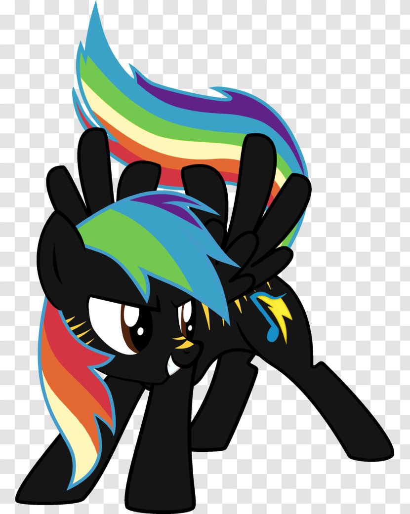 Whiskers Rainbow Dash Cat Clip Art - Character Transparent PNG